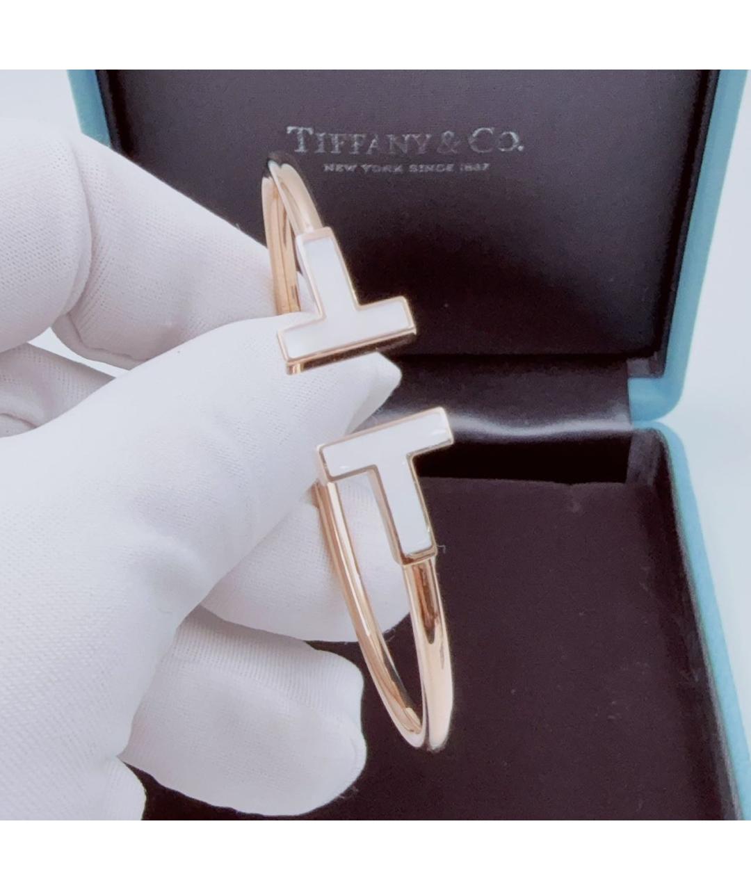 TIFFANY&CO Белый браслет из розового золота, фото 4