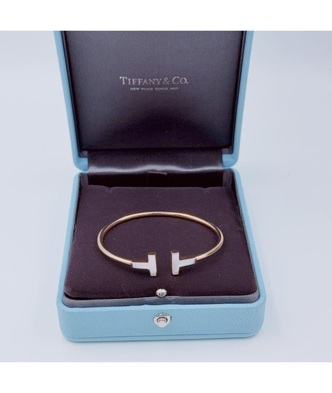 TIFFANY&CO Белый браслет из розового золота, фото 2