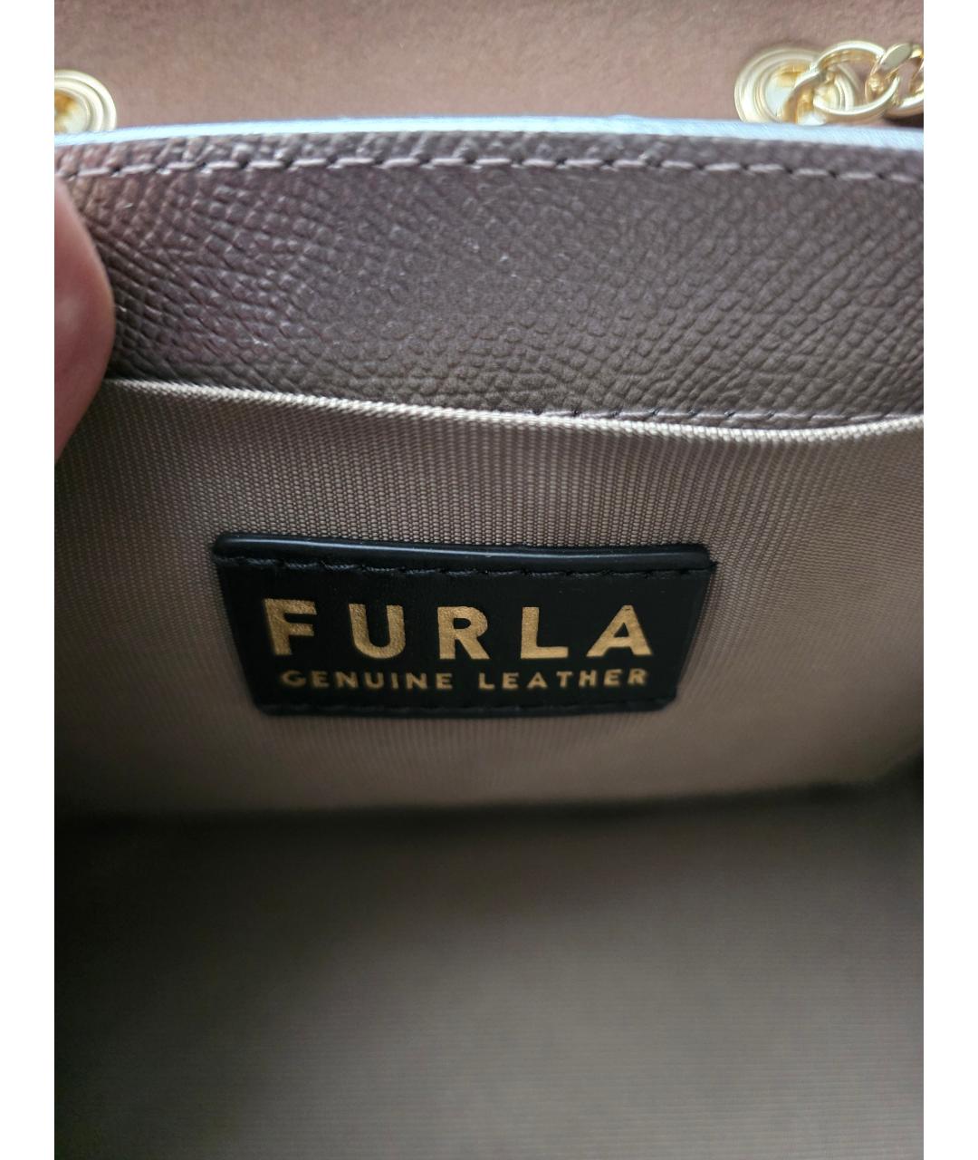 FURLA Кожаная сумка через плечо, фото 7