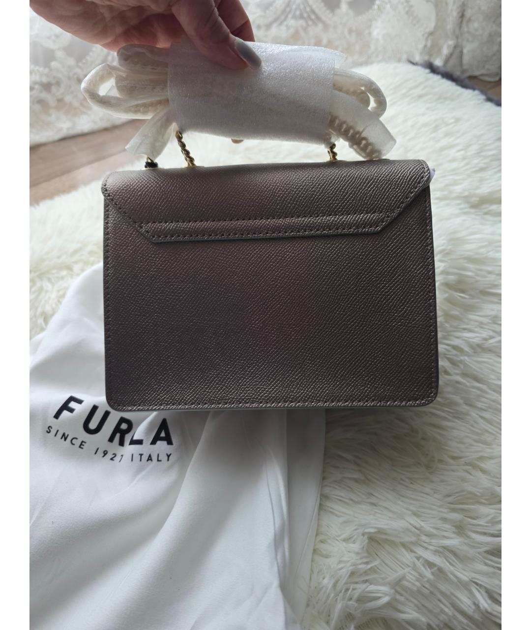 FURLA Кожаная сумка через плечо, фото 8