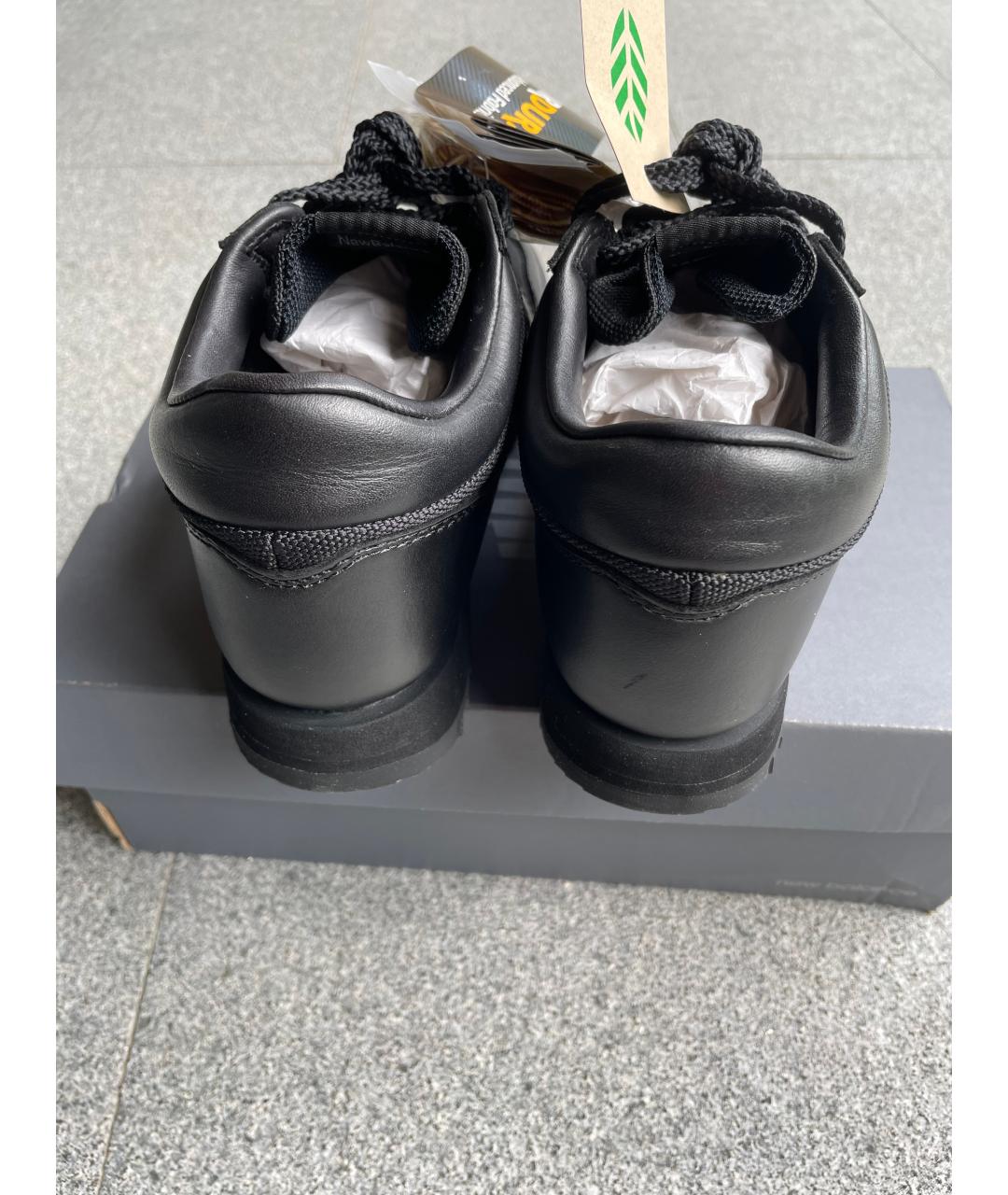 NEW BALANCE Черные кожаные кеды, фото 4