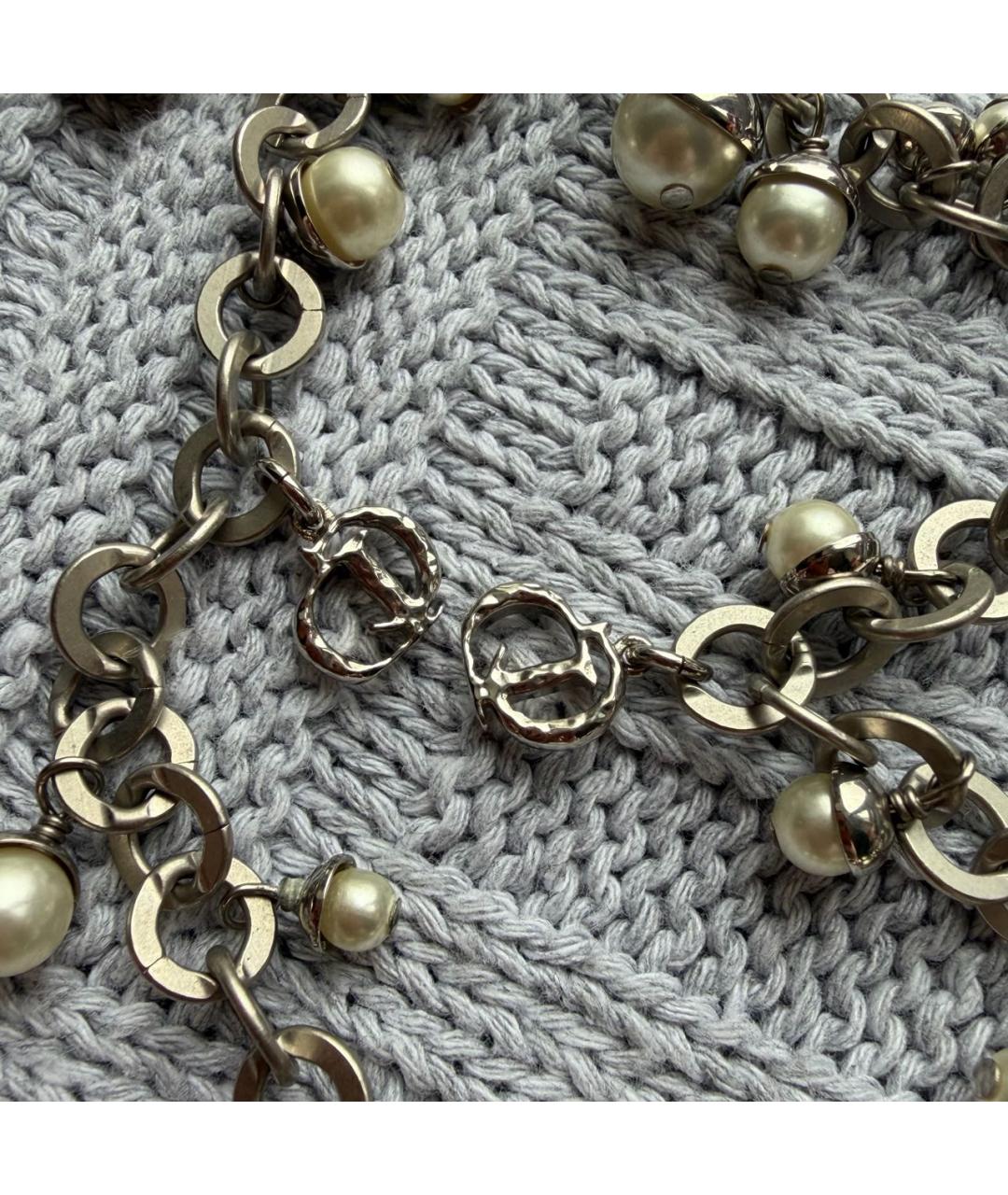 CHRISTIAN DIOR Серебряное колье, фото 6