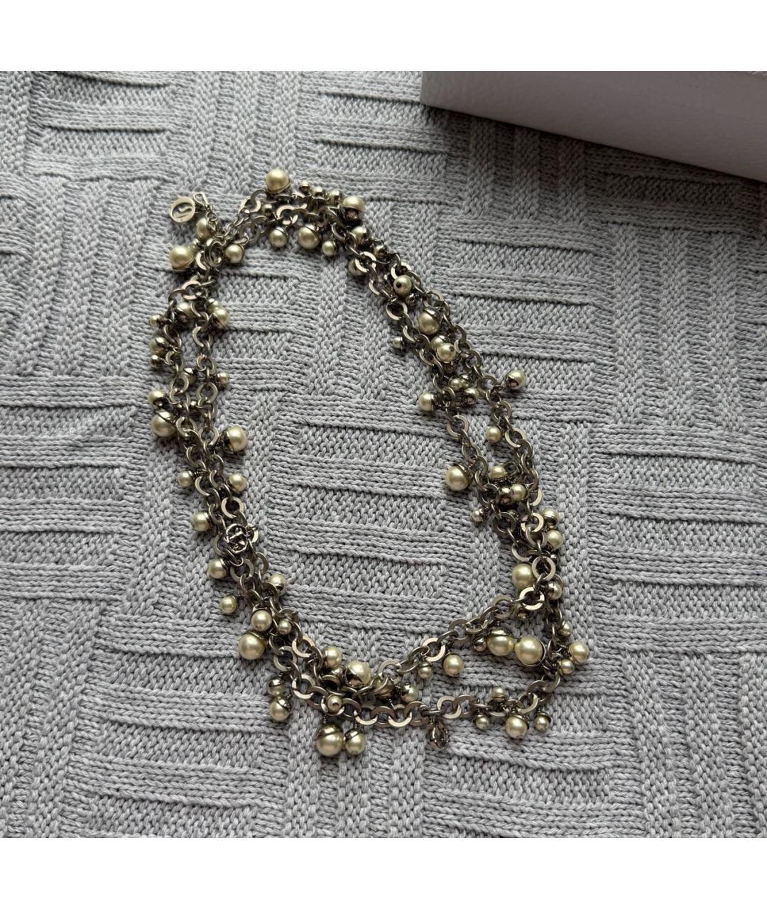 CHRISTIAN DIOR Серебряное колье, фото 4