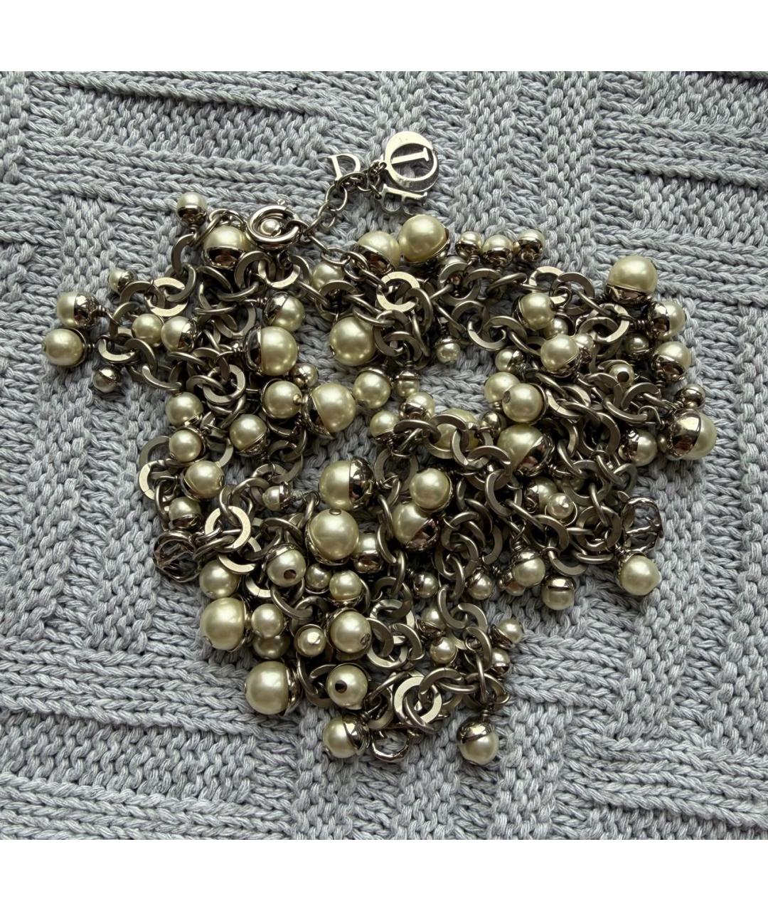 CHRISTIAN DIOR Серебряное колье, фото 7