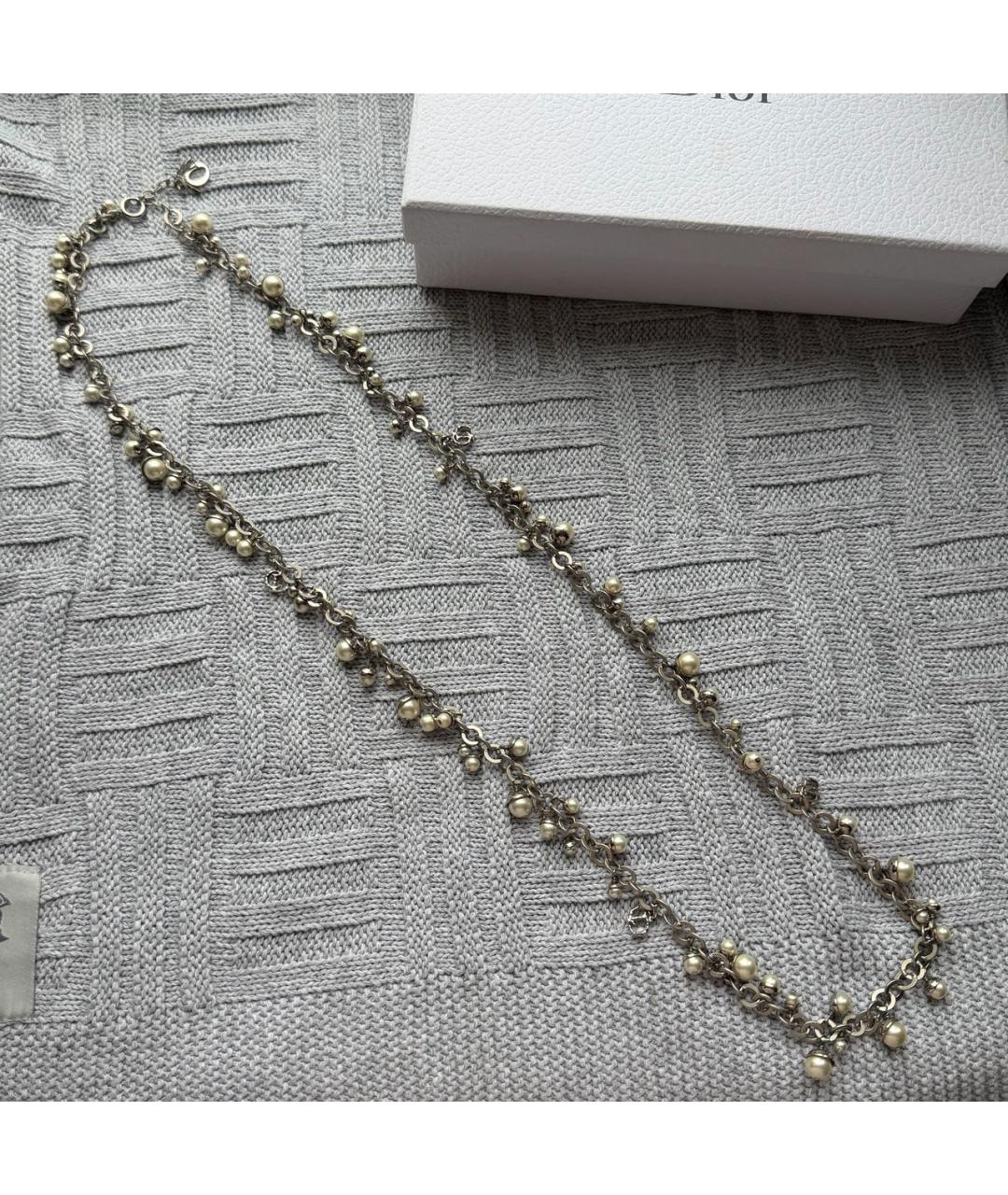 CHRISTIAN DIOR Серебряное колье, фото 8