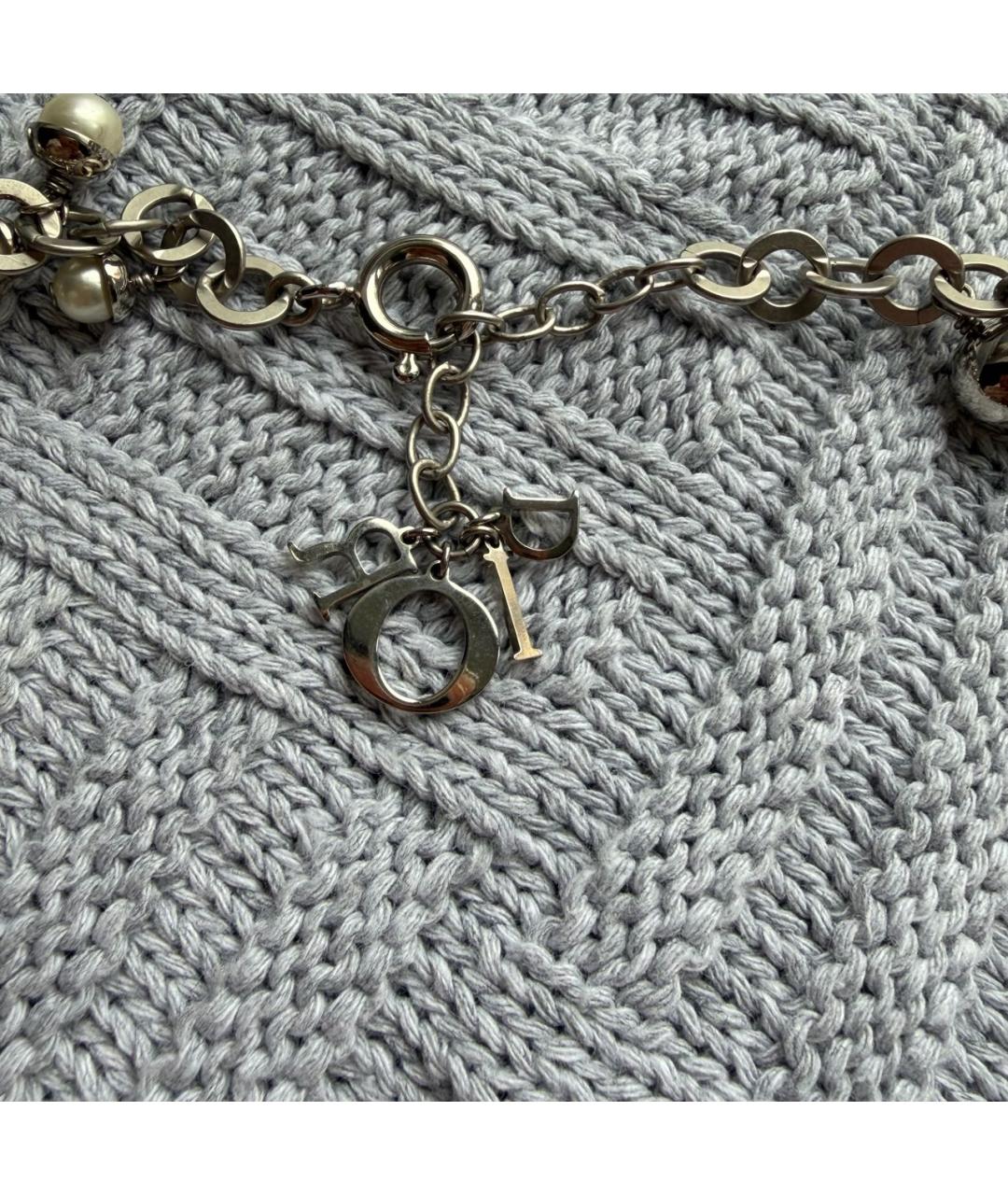 CHRISTIAN DIOR Серебряное колье, фото 5