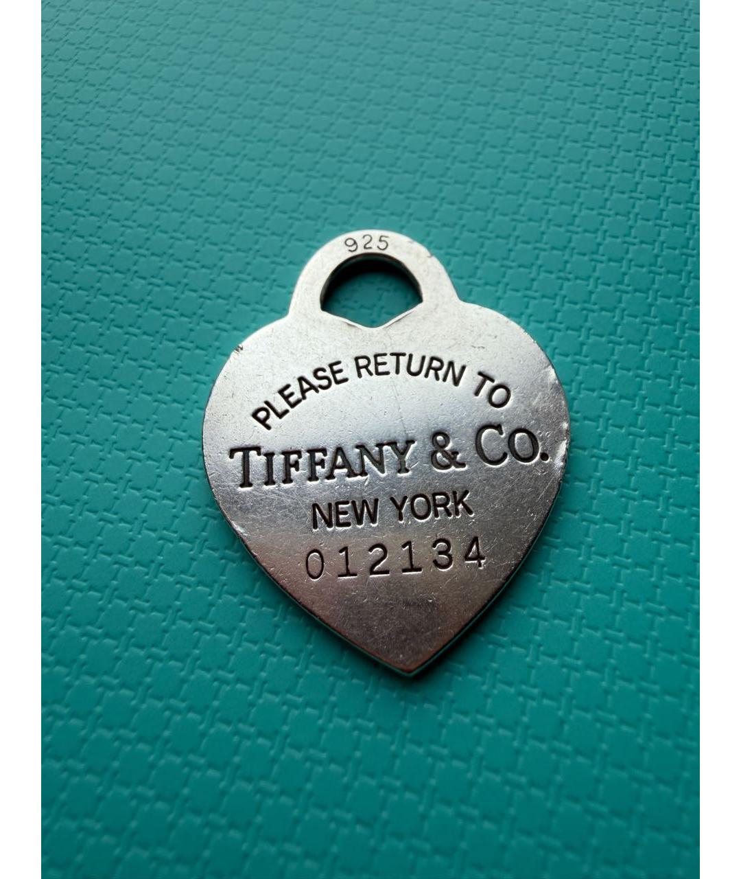 TIFFANY&CO Серебряный серебряный кулон, фото 2