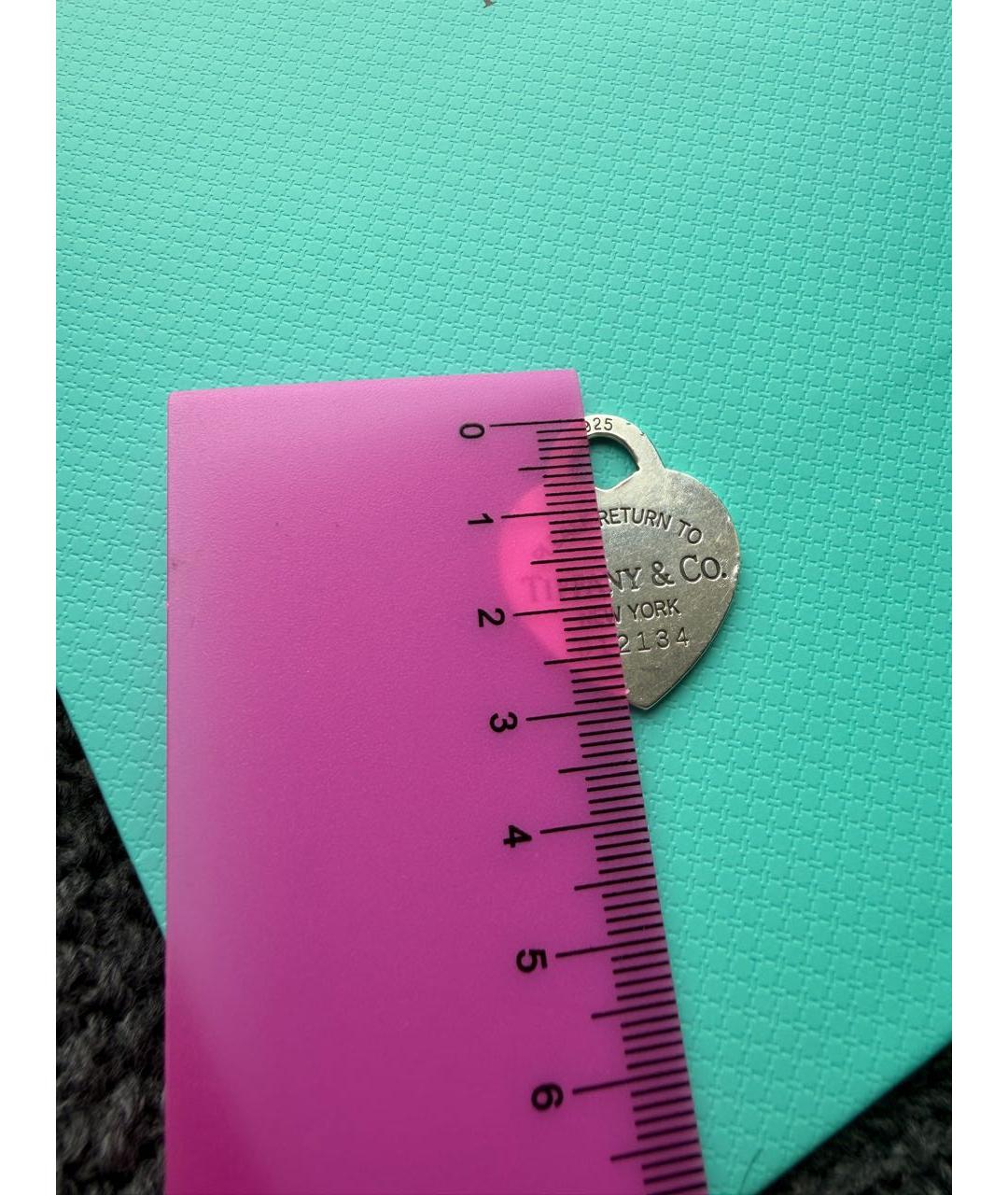 TIFFANY&CO Серебряный серебряный кулон, фото 3
