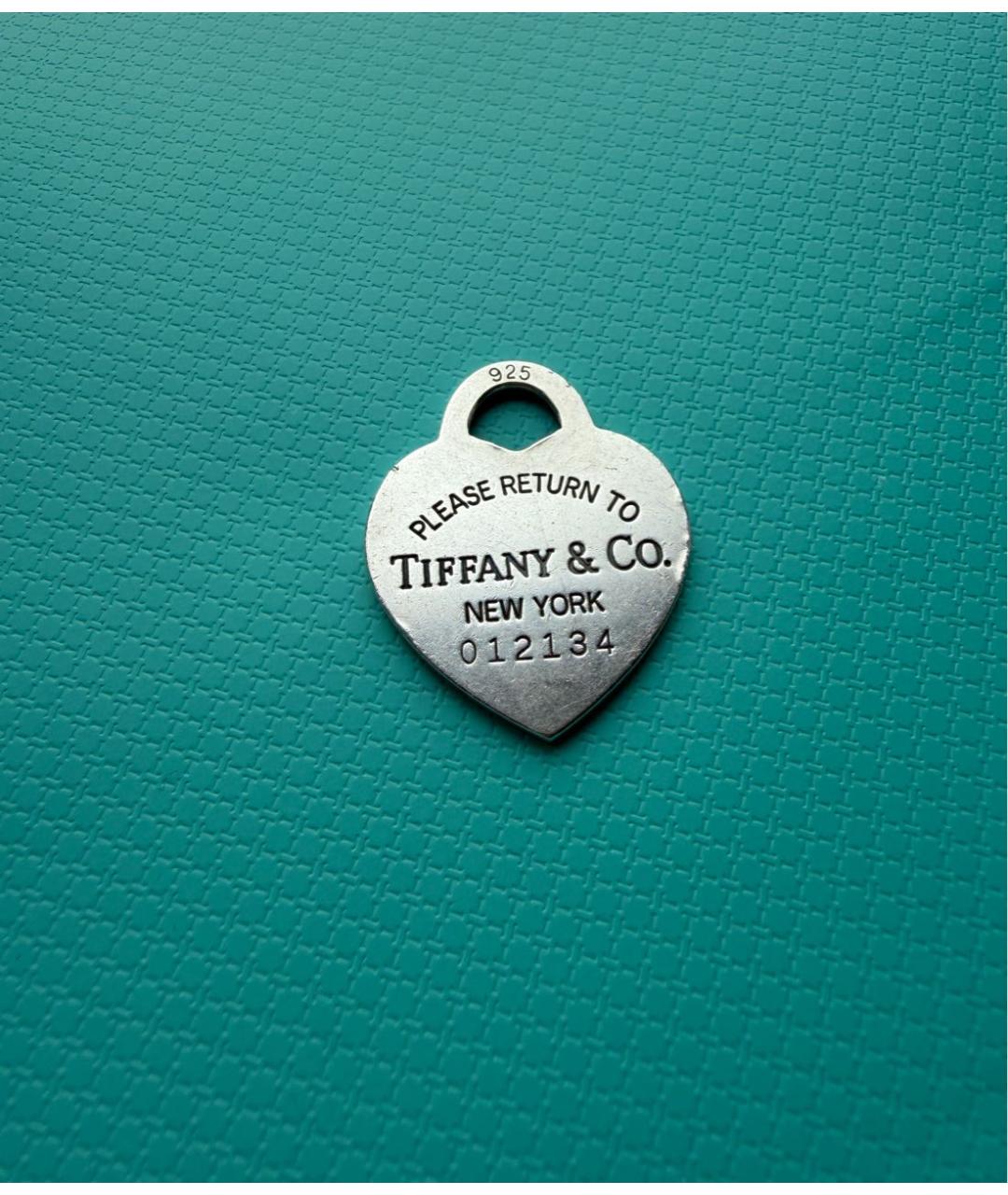 TIFFANY&CO Серебряный серебряный кулон, фото 6