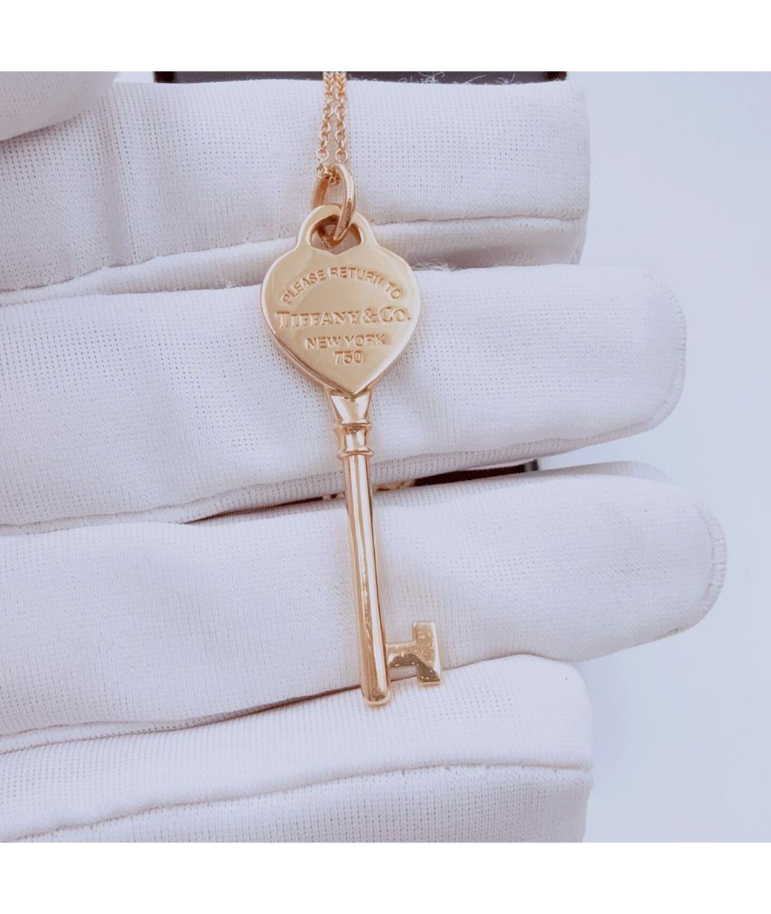TIFFANY&CO Розовое колье из розового золота, фото 3