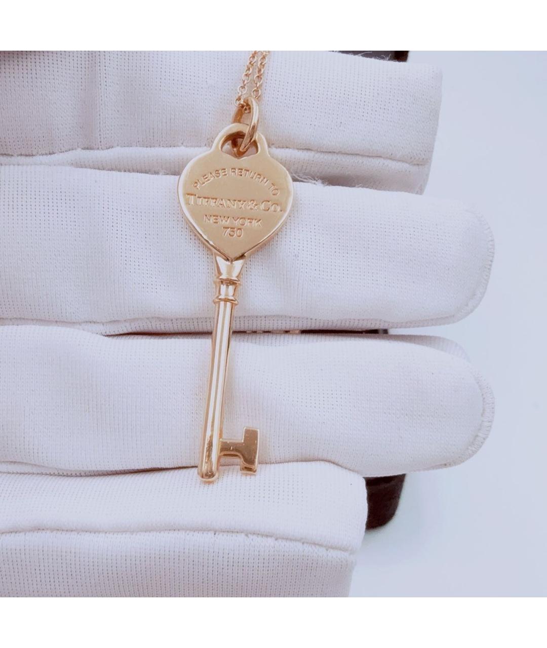 TIFFANY&CO Розовое колье из розового золота, фото 4