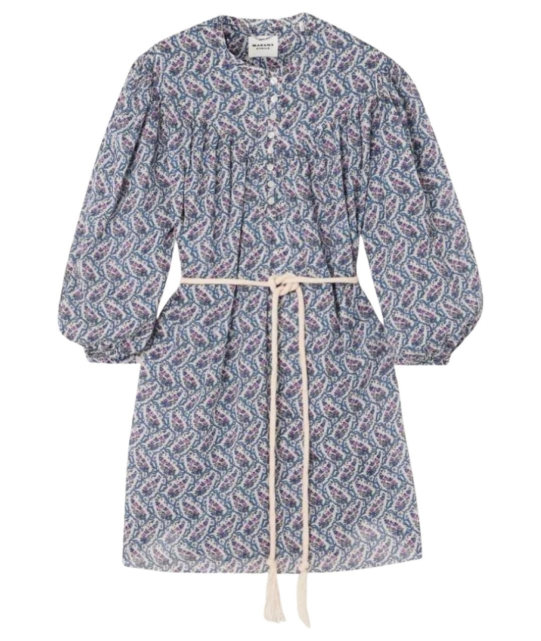 ISABEL MARANT ETOILE Мульти хлопковое повседневное платье, фото 1