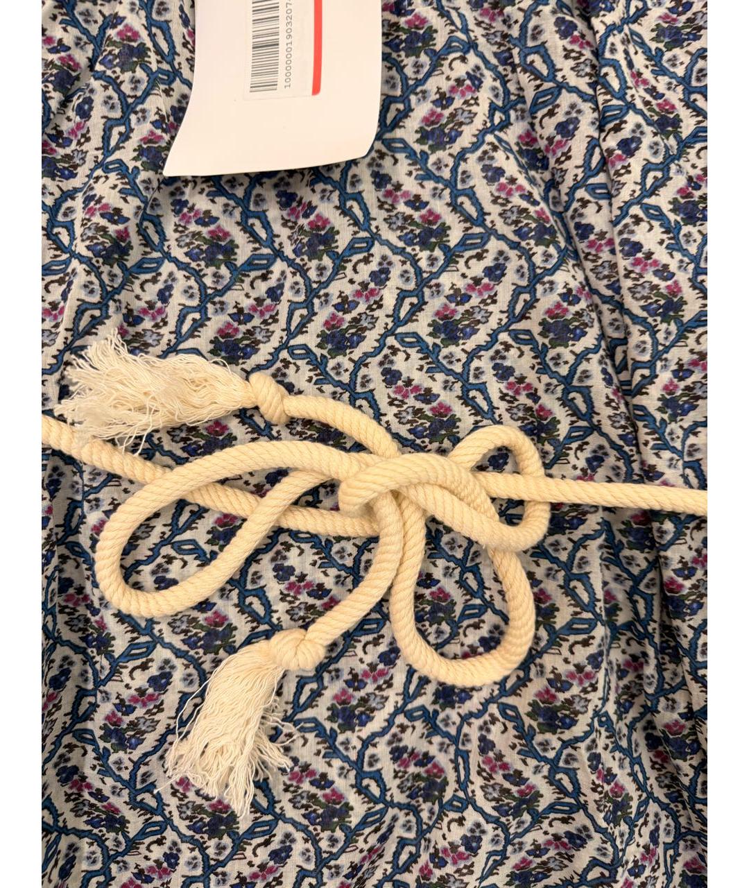ISABEL MARANT ETOILE Мульти хлопковое повседневное платье, фото 3