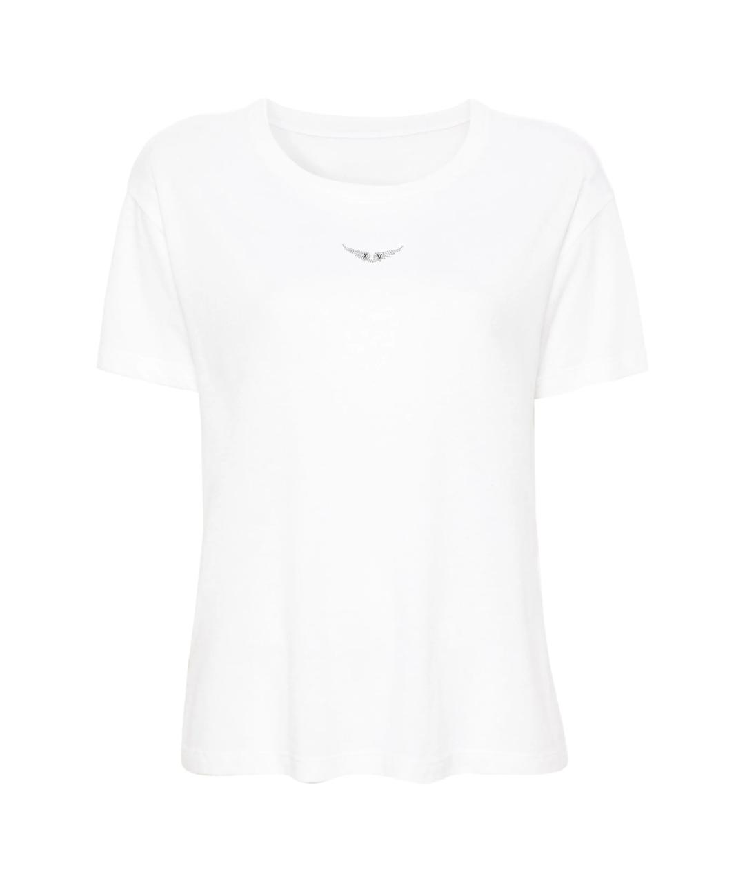 ZADIG & VOLTAIRE Белая полиэстеровая футболка, фото 1