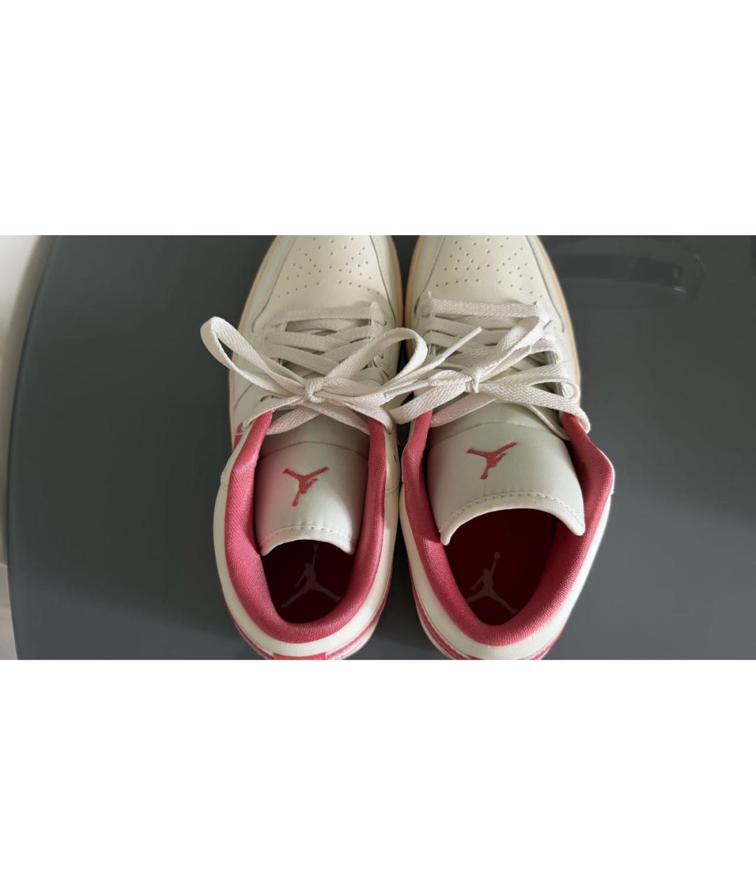 NIKE Белые кожаные кроссовки, фото 3