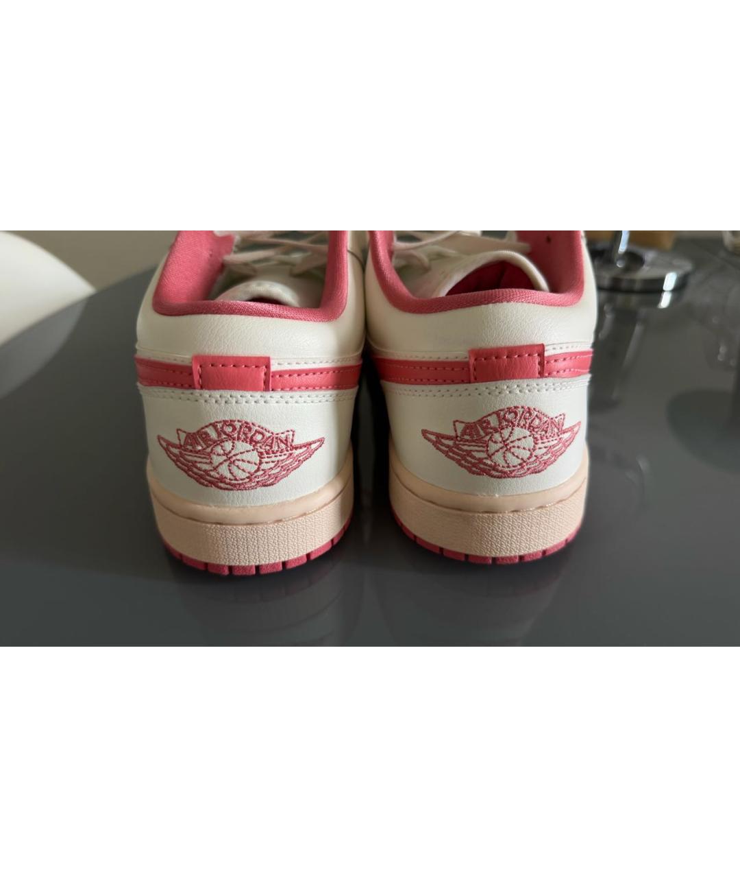NIKE Белые кожаные кроссовки, фото 4