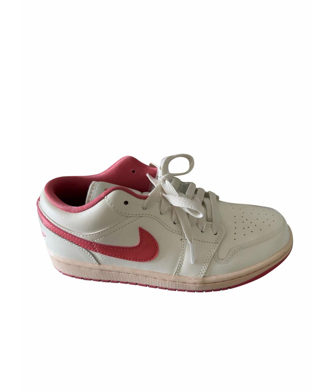 NIKE Белые кожаные кроссовки, фото 8