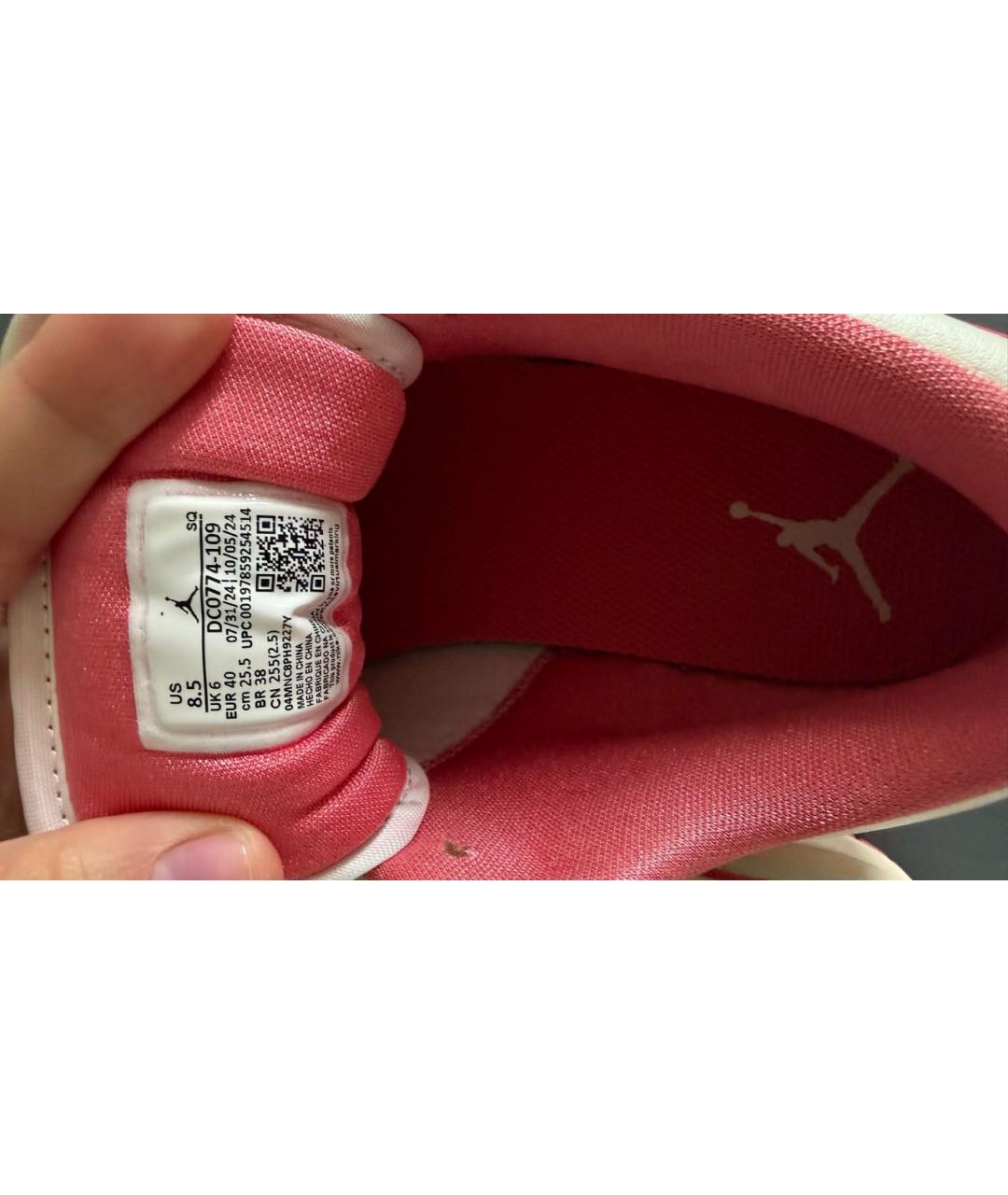 NIKE Белые кожаные кроссовки, фото 5
