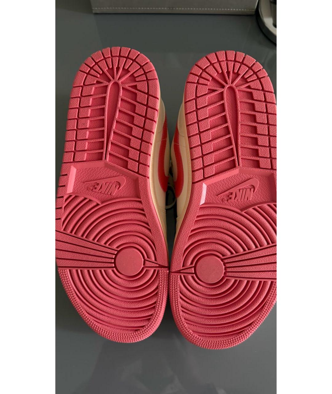 NIKE Белые кожаные кроссовки, фото 6