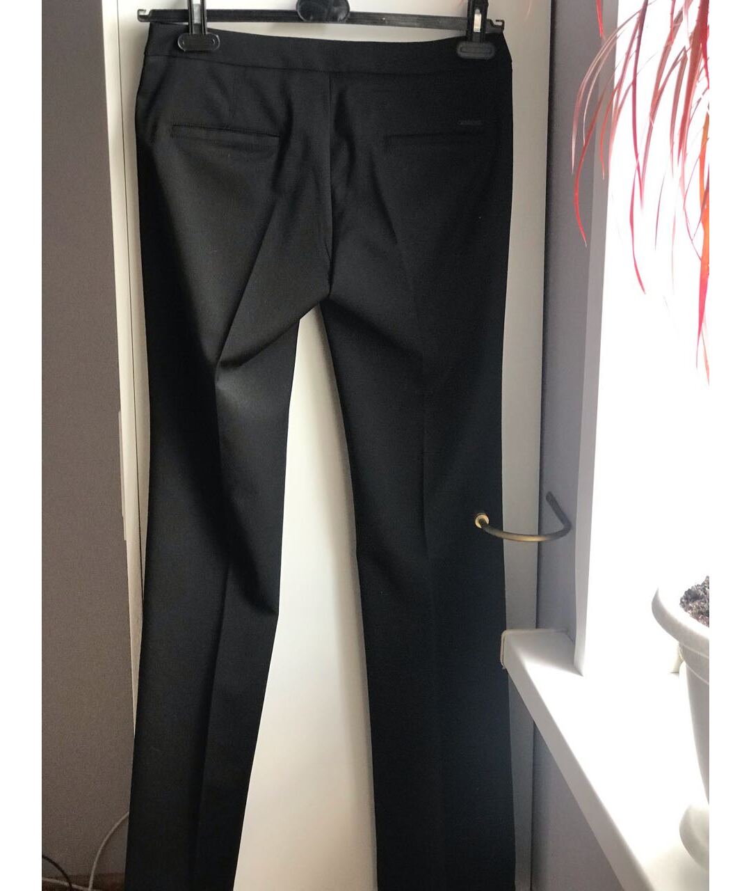 COSTUME NATIONAL Черные прямые брюки, фото 2