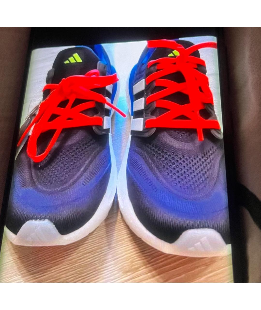ADIDAS Темно-синие текстильные низкие кроссовки / кеды, фото 2