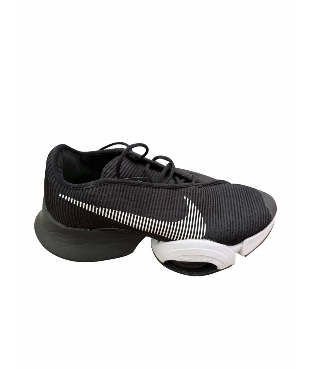 NIKE Черные текстильные кроссовки, фото 1