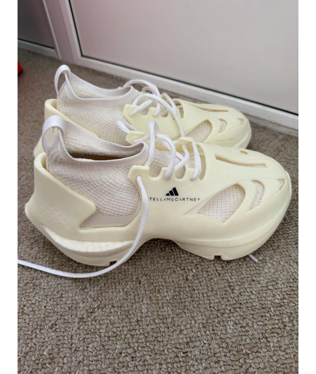 ADIDAS BY STELLA MCCARTNEY Белые резиновые кроссовки, фото 3