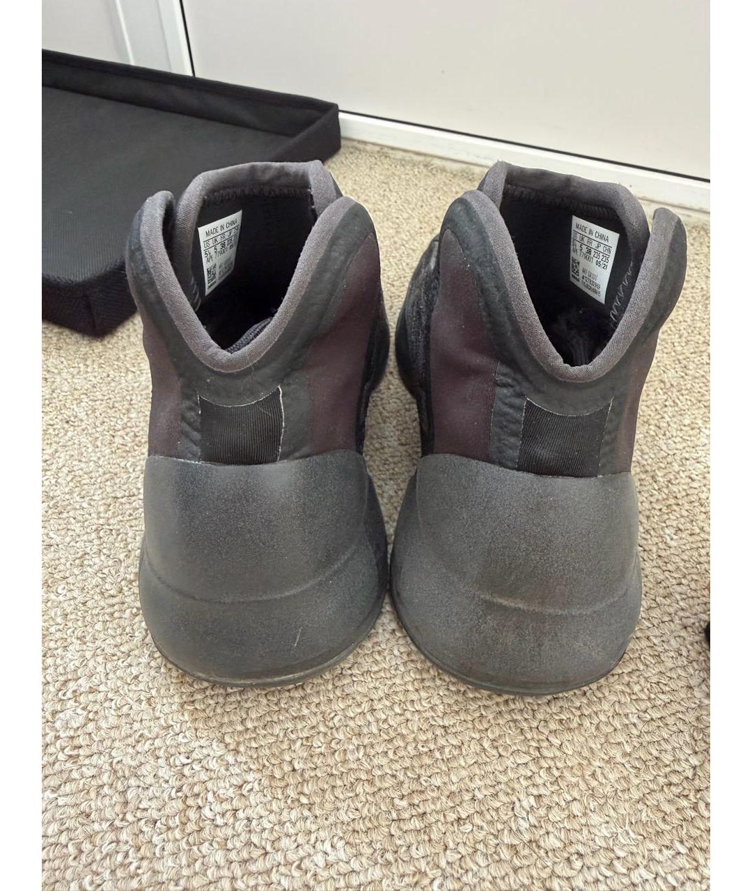 ADIDAS YEEZY Хаки замшевые кроссовки, фото 3