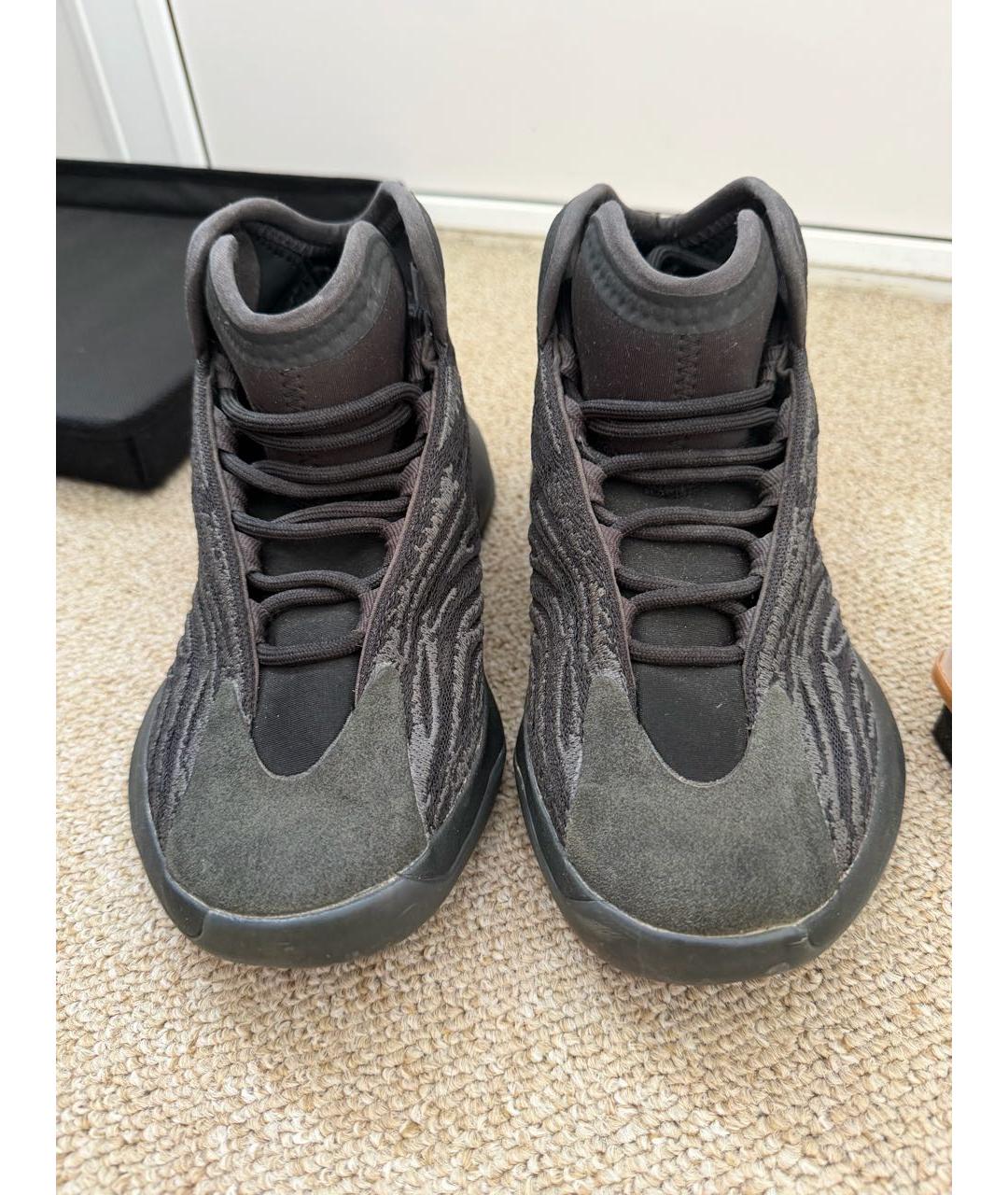 ADIDAS YEEZY Хаки замшевые кроссовки, фото 2