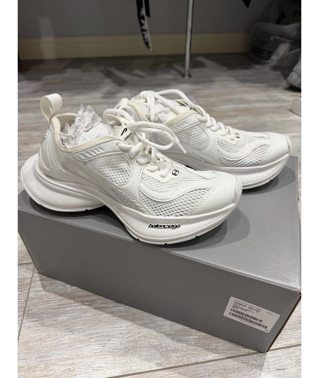 BALENCIAGA Белые кроссовки, фото 9