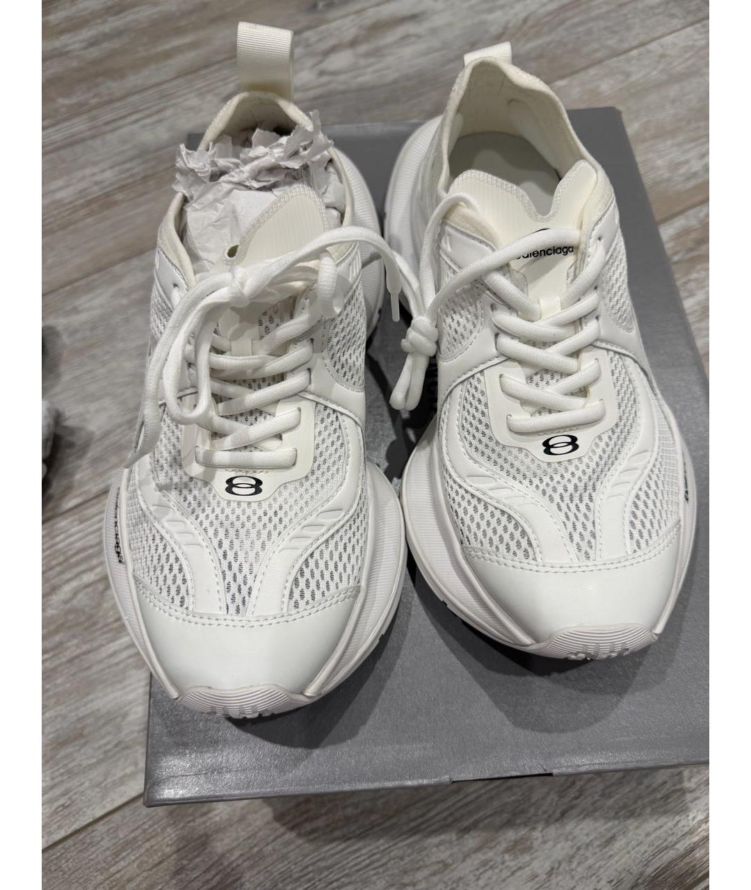 BALENCIAGA Белые кроссовки, фото 2