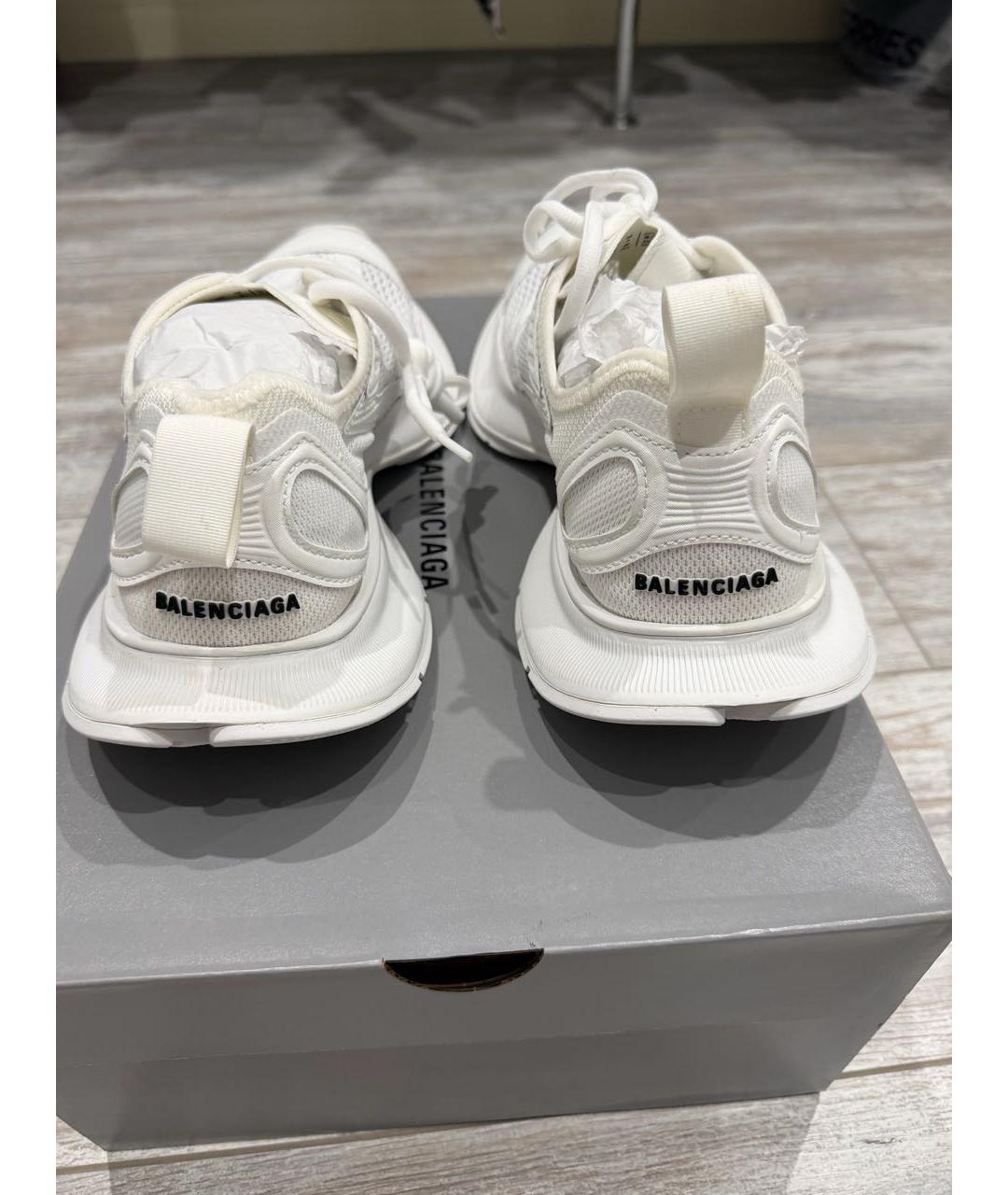 BALENCIAGA Белые кроссовки, фото 4