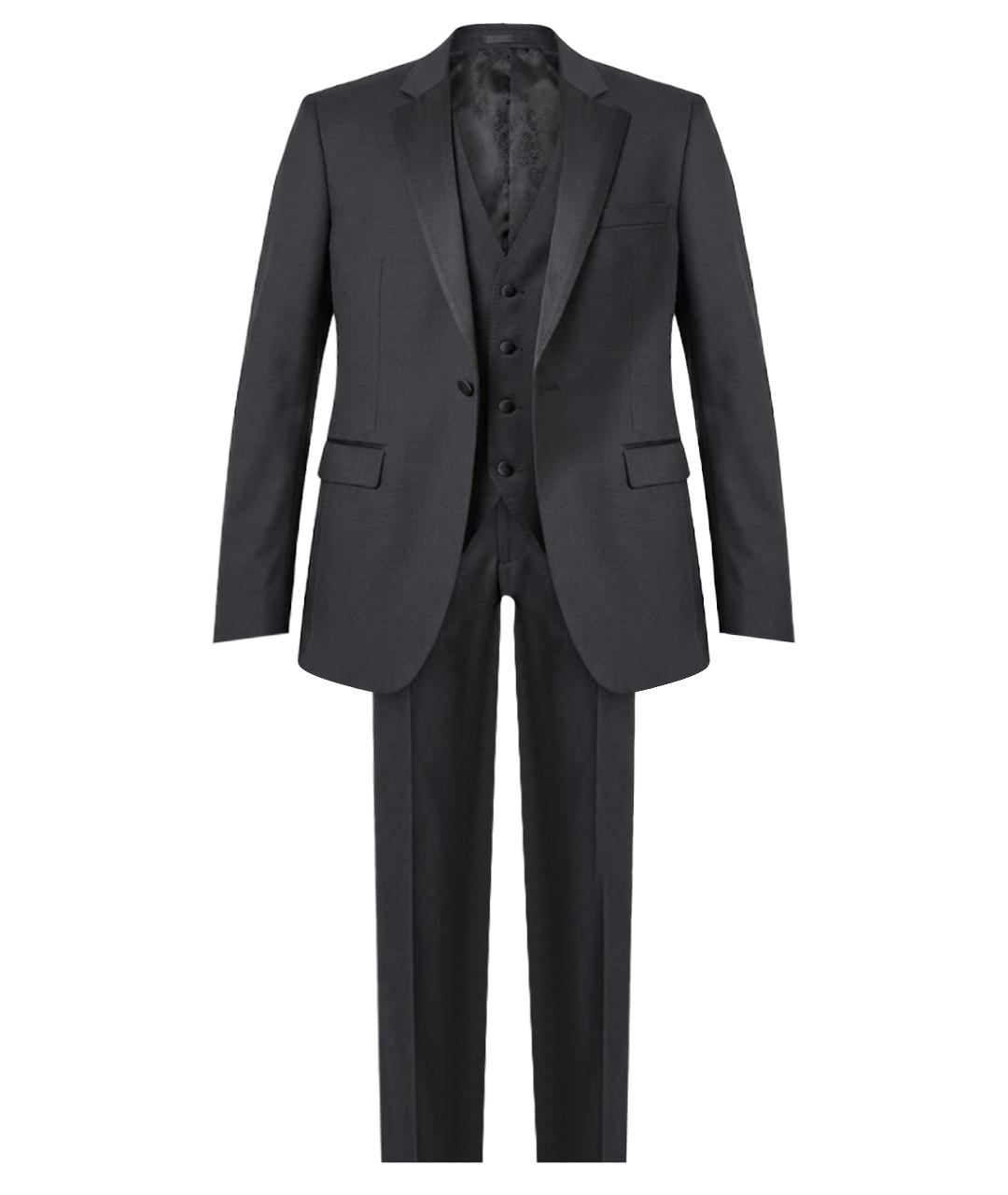 DOLCE&GABBANA Черный костюм-тройка, фото 1