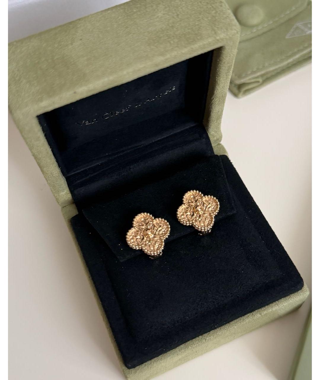 VAN CLEEF & ARPELS Золотые серьги из желтого золота, фото 2