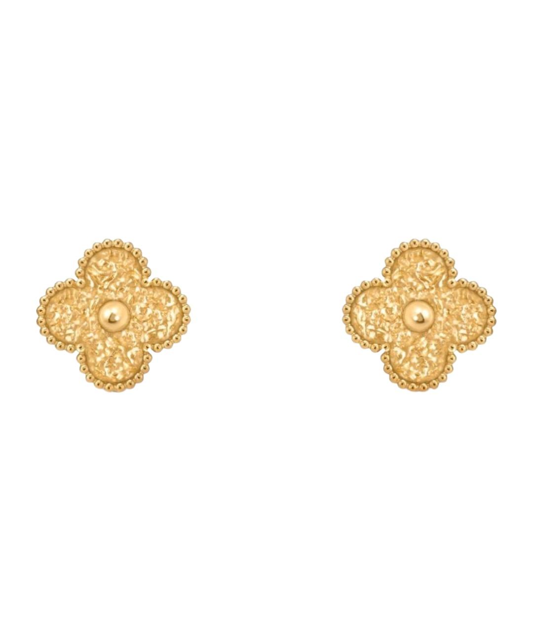VAN CLEEF & ARPELS Золотые серьги из желтого золота, фото 1