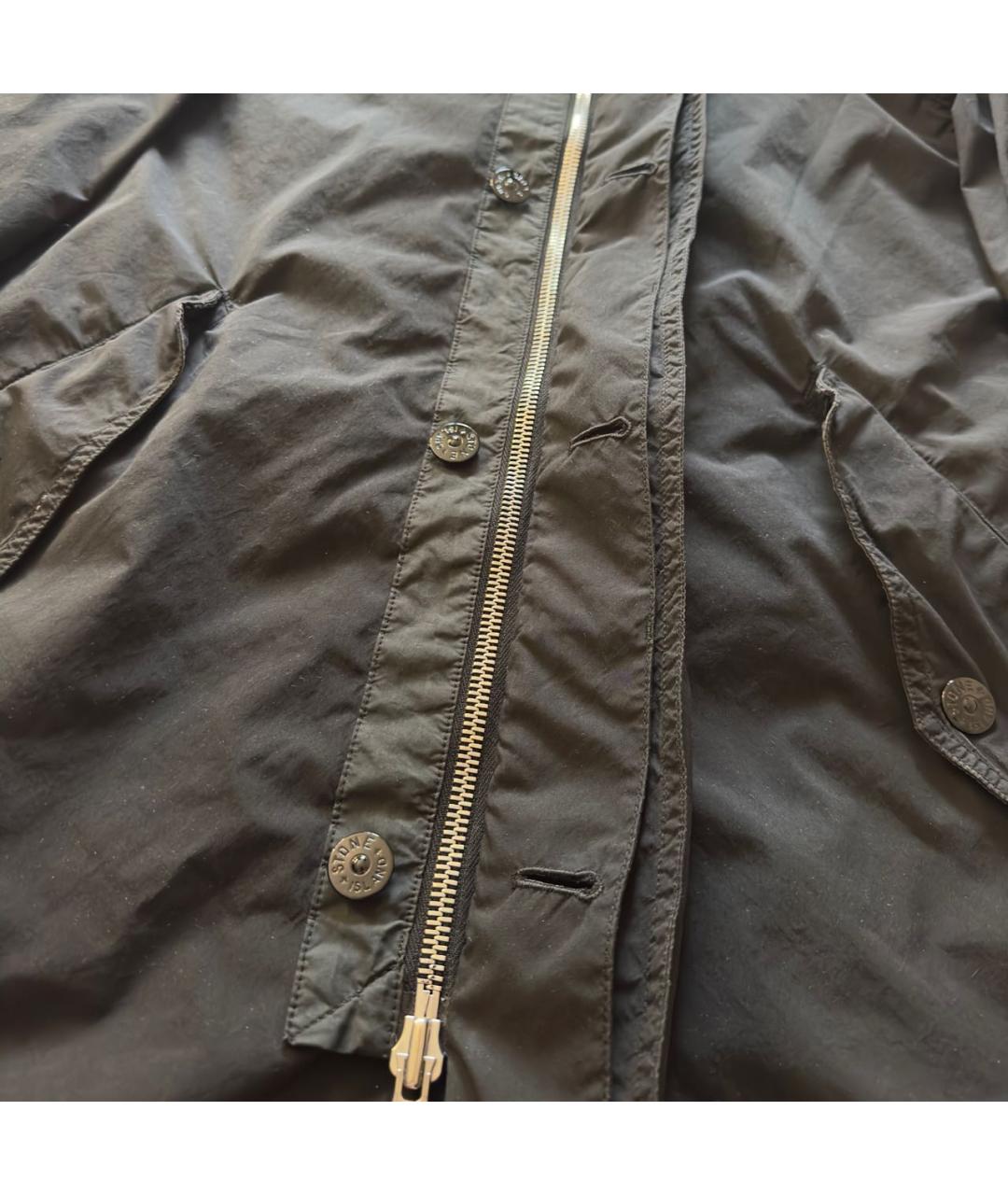 STONE ISLAND Черная парка, фото 6