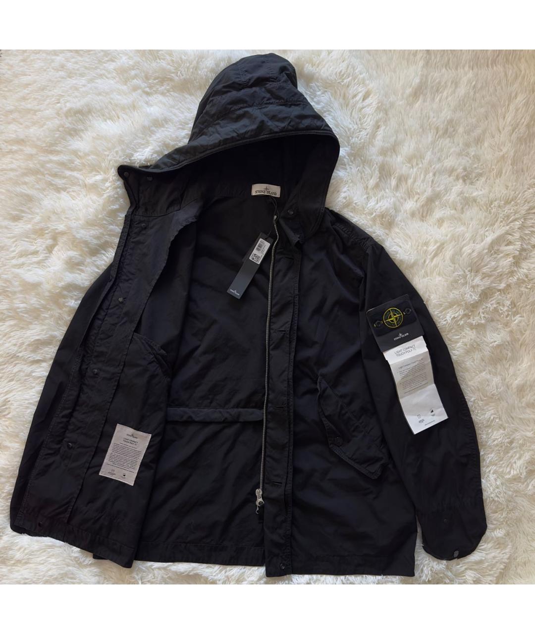 STONE ISLAND Черная парка, фото 2