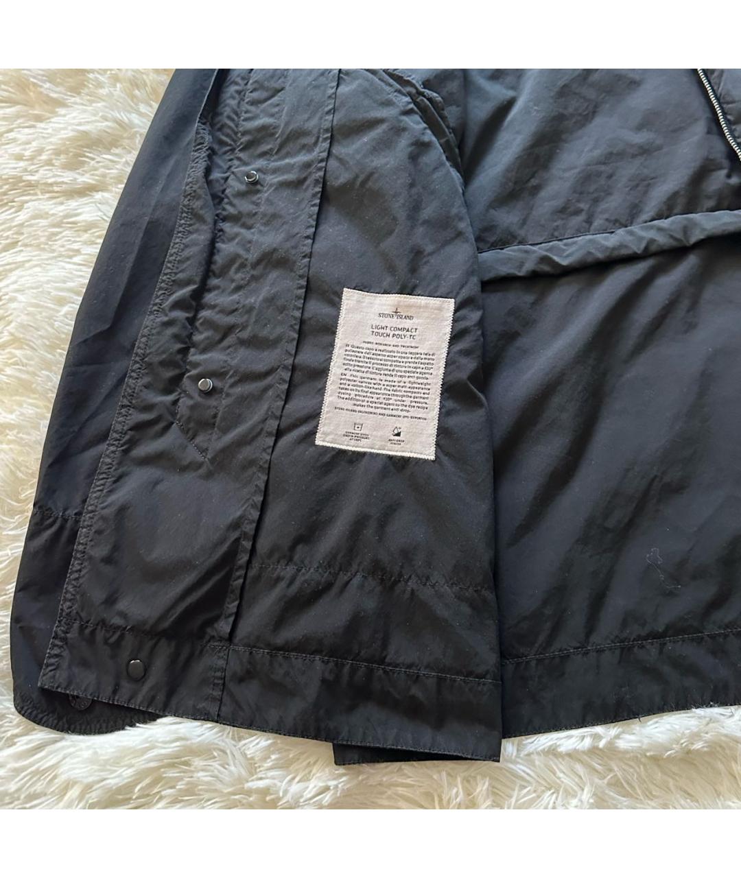 STONE ISLAND Черная парка, фото 5