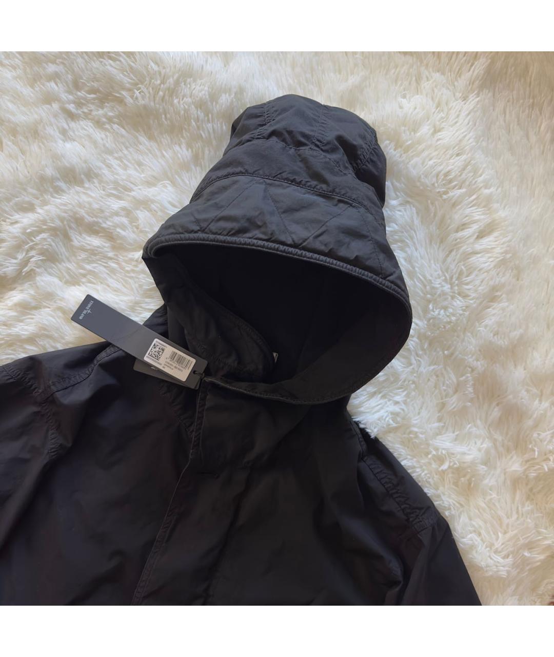 STONE ISLAND Черная парка, фото 3