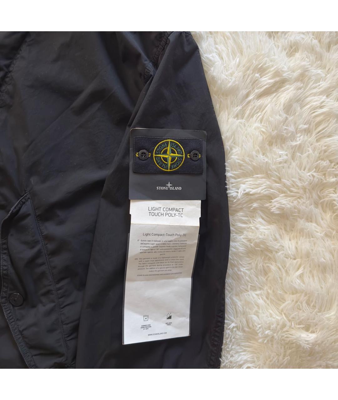 STONE ISLAND Черная парка, фото 4