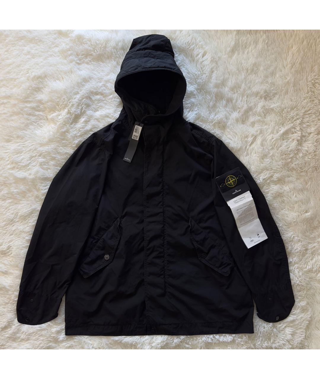 STONE ISLAND Черная парка, фото 9