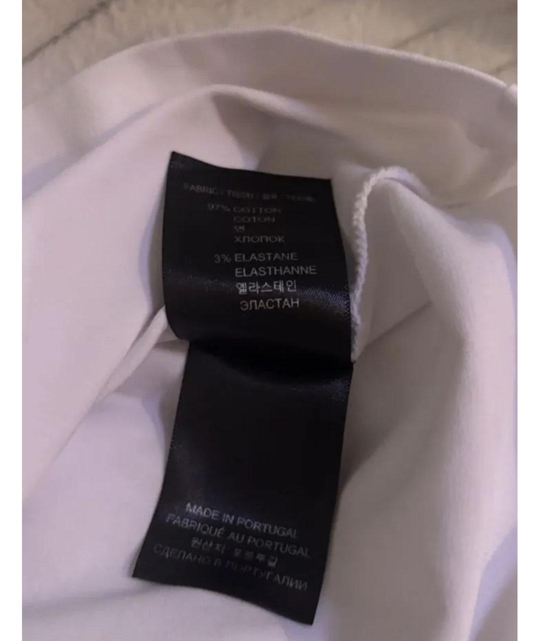 VETEMENTS Белая хлопковая футболка, фото 4