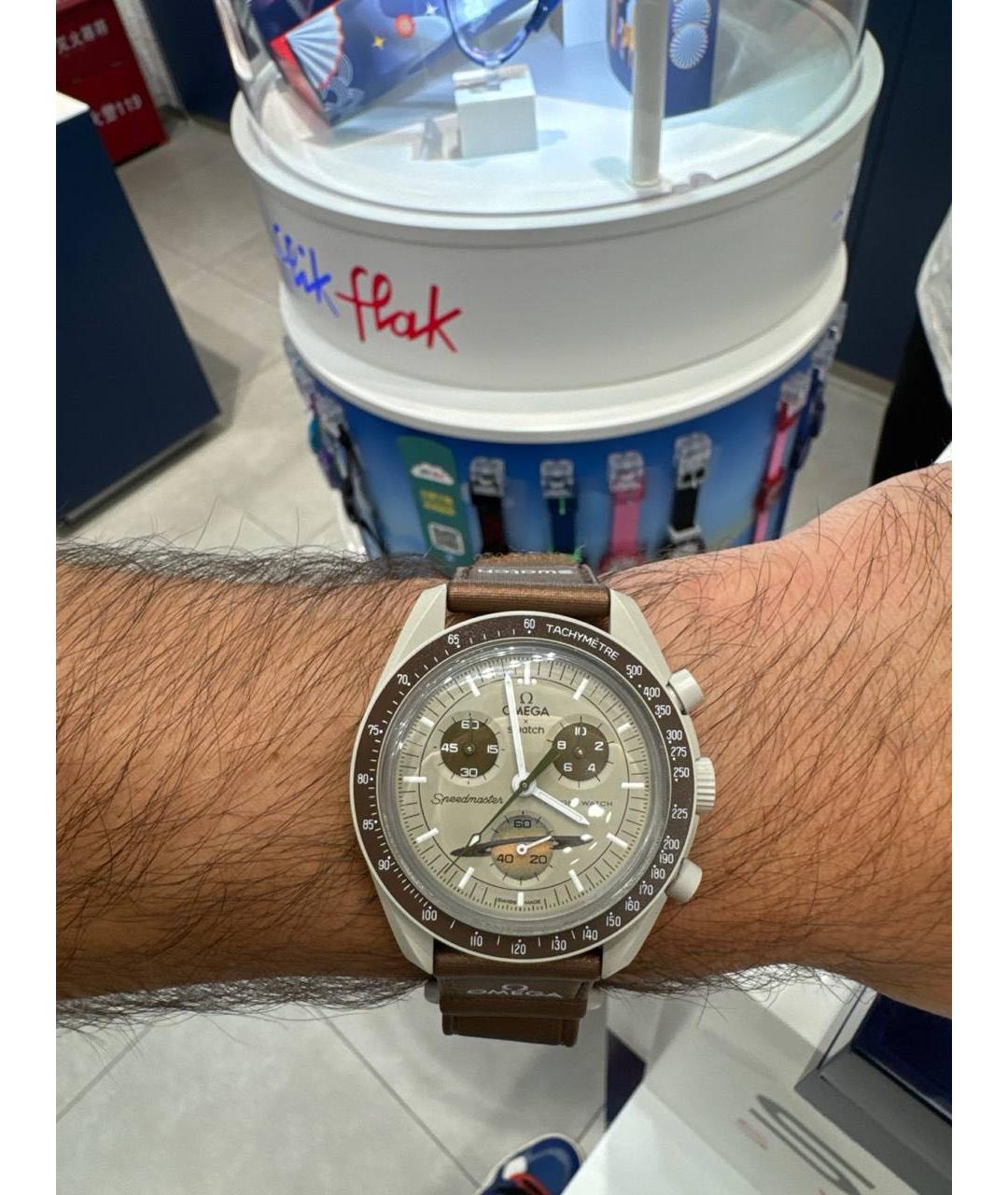 Swatch Коричневые часы, фото 5