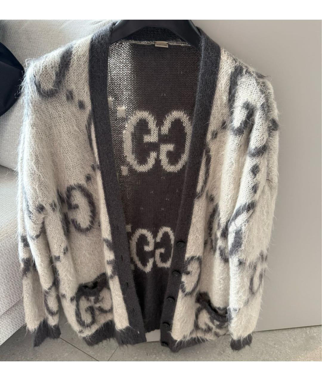GUCCI Антрацитовый кардиган, фото 4