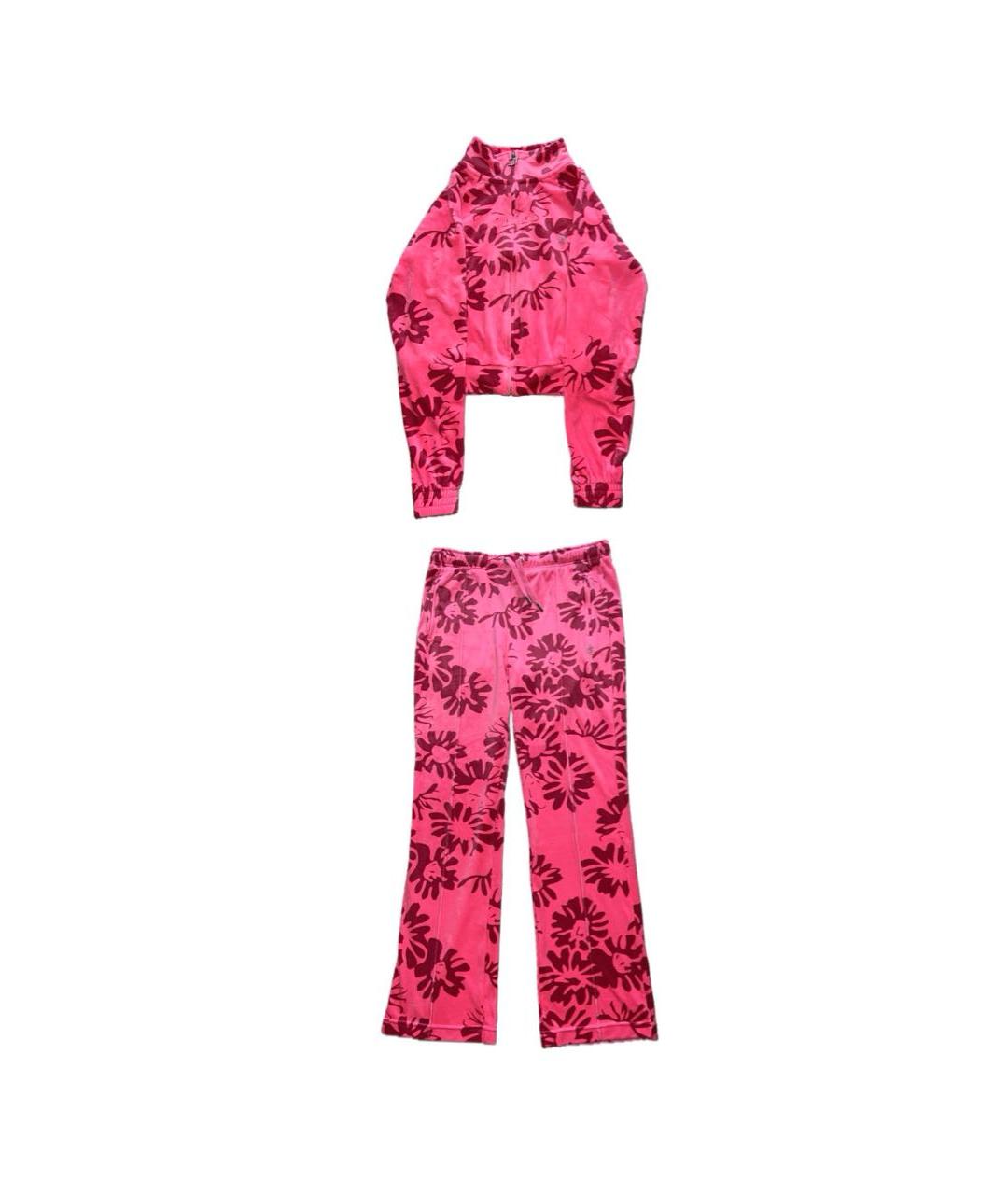 JUICY COUTURE Фуксия велюровый спортивные костюмы, фото 1
