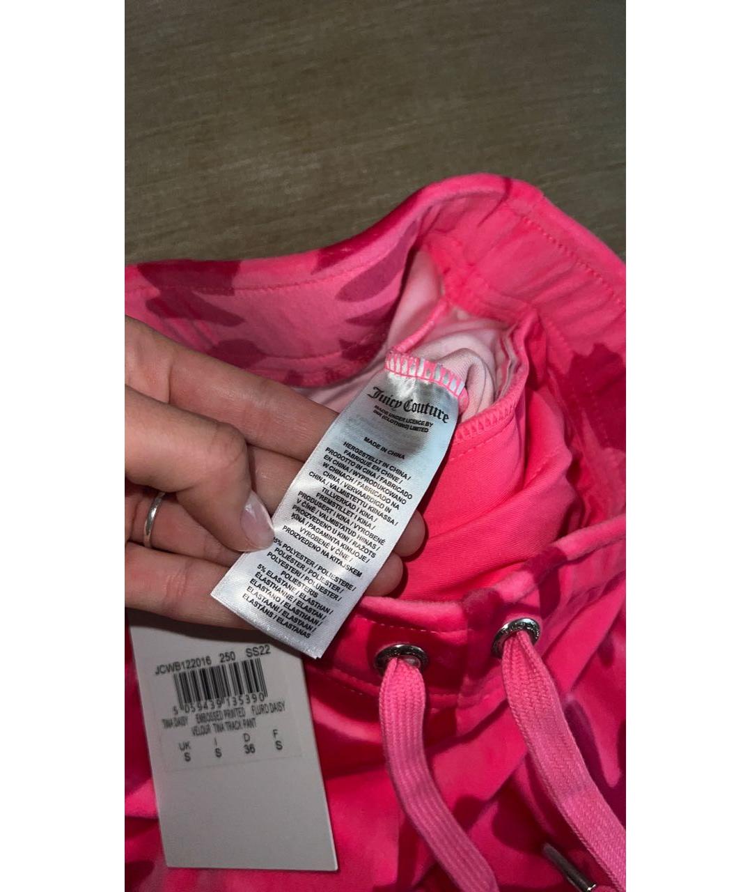 JUICY COUTURE Фуксия велюровый спортивные костюмы, фото 8