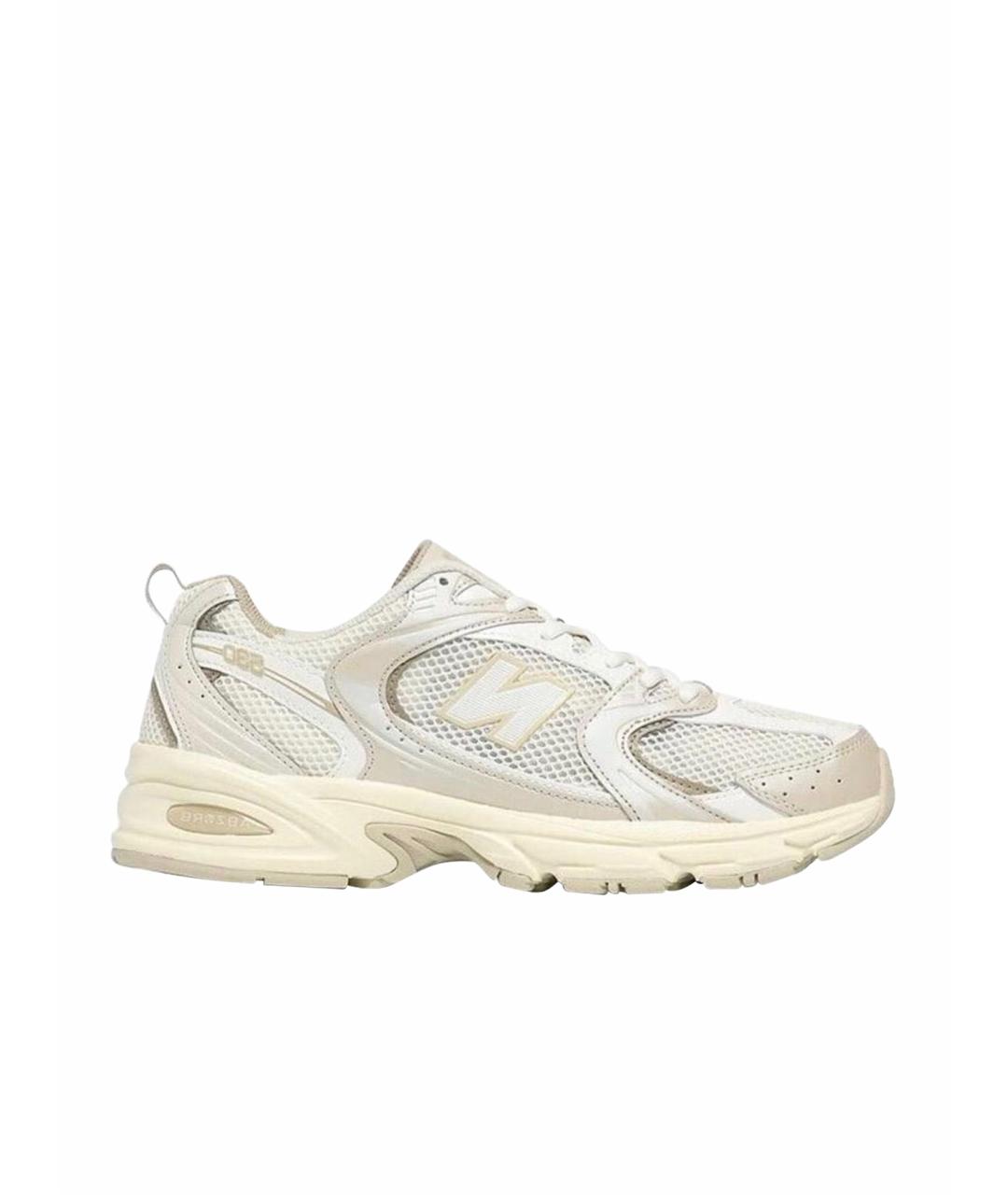 NEW BALANCE Бежевые кожаные кроссовки, фото 1