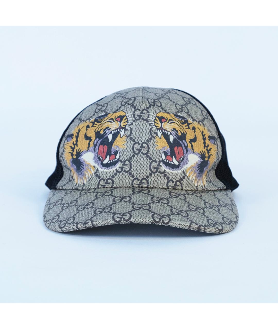 GUCCI Коричневая хлопковая кепка, фото 3