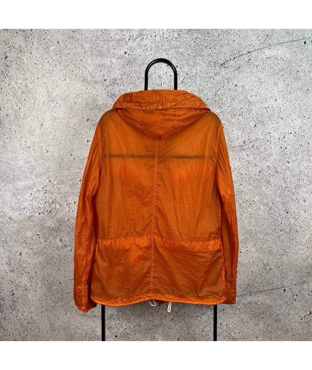 STONE ISLAND Оранжевая полиамидовая куртка, фото 2