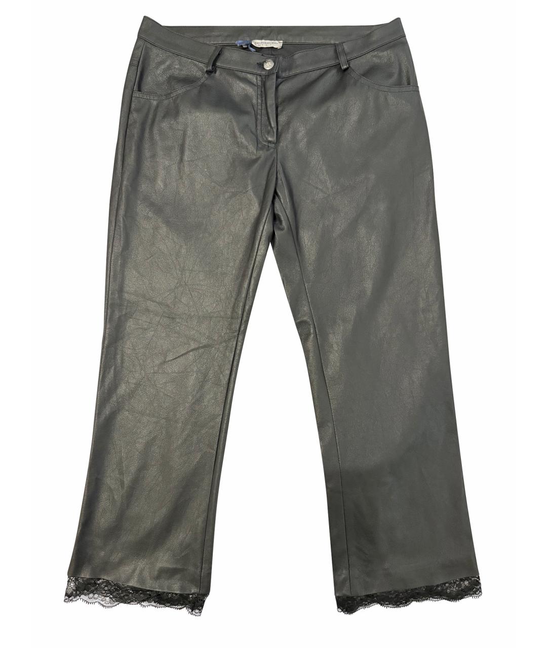 ERMANNO SCERVINO Черные полиэстеровые брюки и шорты, фото 1